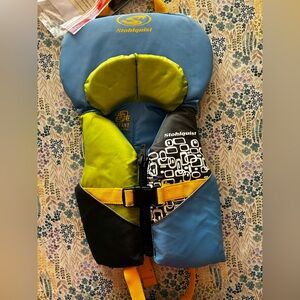 Kids Life Jacket PFD - Blue & Lime- up to 30lbs